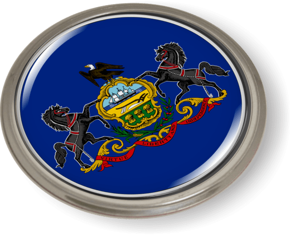 Pennsylvania - State Flag Emblem